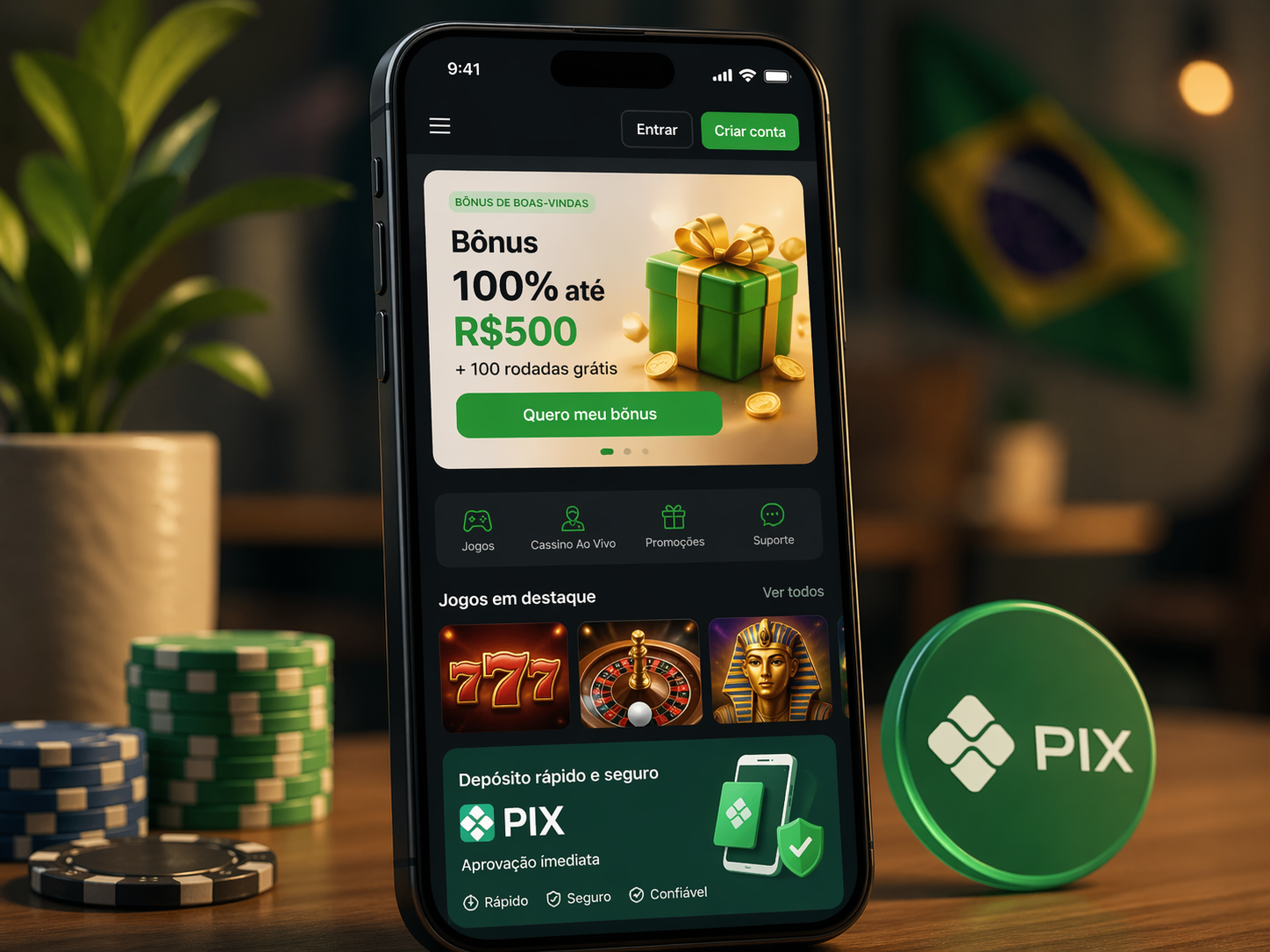 Cassino online com bônus fácil de entender no Brasil