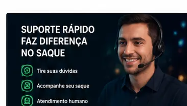 Atendimento para atraso no saque via PIX