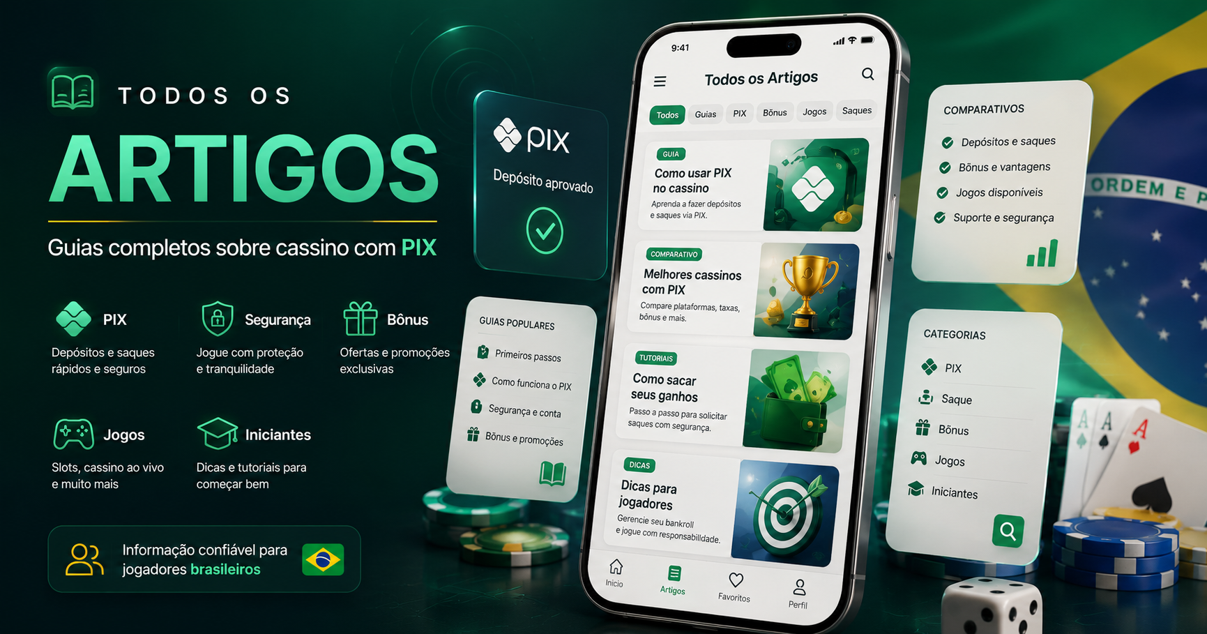 todos os artigos sobre cassino online com PIX no Brasil