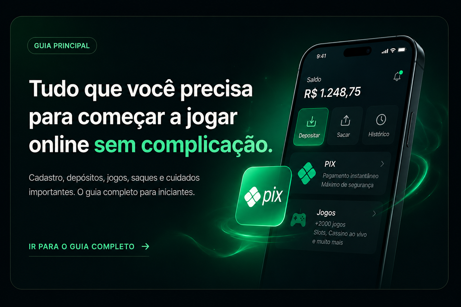 Guia para iniciantes em cassino online
